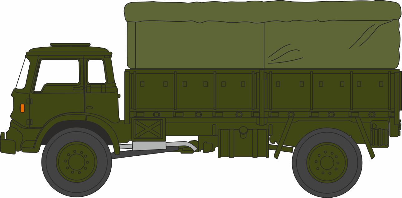 Oxford Diecast Bedford Mk 12 Reg Royal Corps Of Transport  British Army 1:76