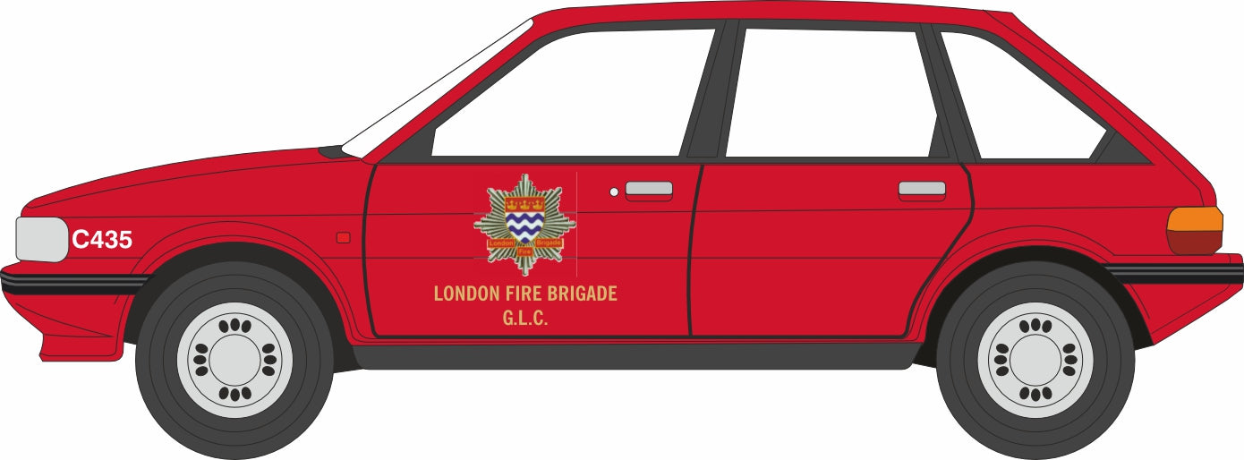 Oxford Diecast Austin Maestro London Fire Brigade 1:76 Scale