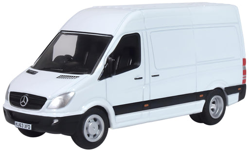 Oxford Diecast 1:76 Scale White Mercedes Sprinter 76MSV004