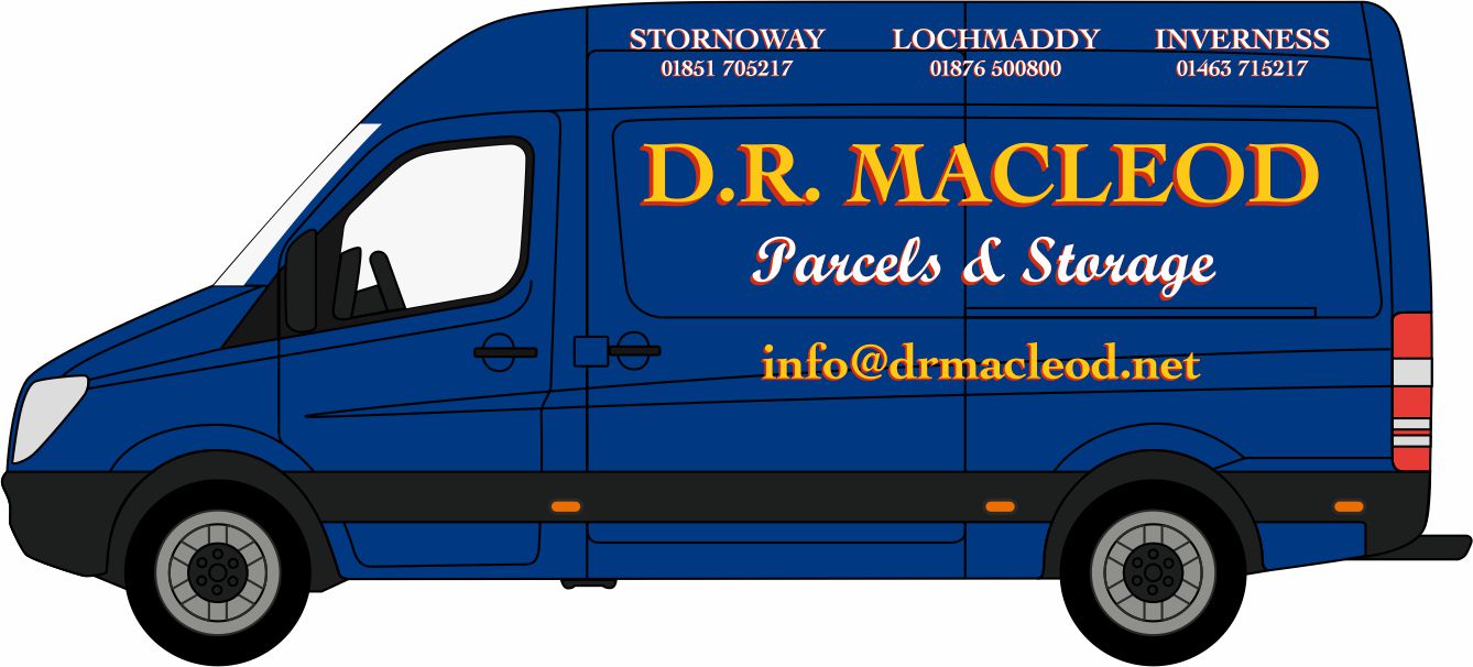 Oxford Diecast Mercedes Sprinter Van D R Macleod 1:76 Scale