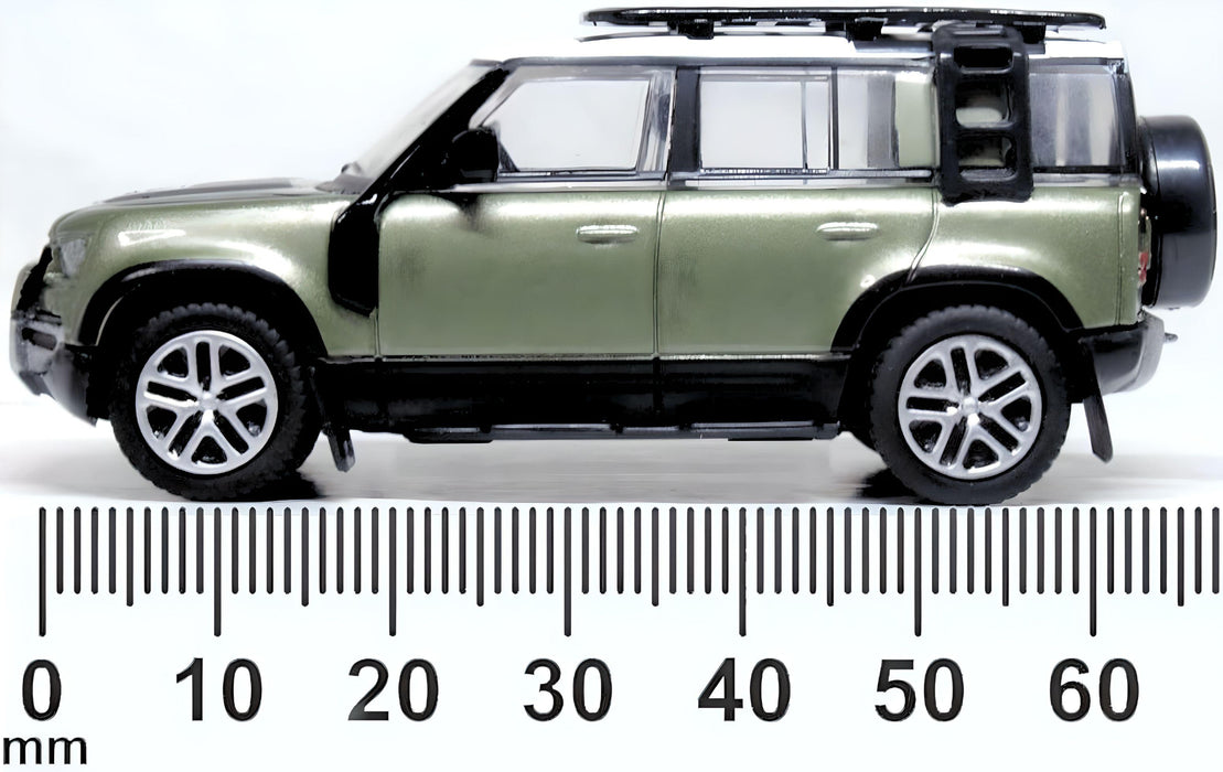 Oxford Diecast 1:76 Scale New Land Rover Defender 110 Pangea Green 76ND110003 Measurements
