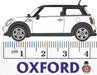 Oxford Diecast Pepper White New Mini - 1:76 Scale 76NMN002 Measurements