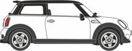 Oxford Diecast Pepper White New Mini - 1:76 Scale 76NMN002 Right