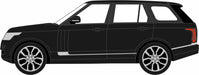 Oxford Diecast Santorini Black Prince William Range Rover Vogue 1:76 Scale Left