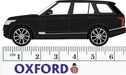 Oxford Diecast Santorini Black Prince William Range Rover Vogue 1:76 Scale Measurements