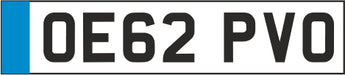 Oxford Diecast Santorini Black Prince William Range Rover Vogue 1:76 Scale Registration Plate