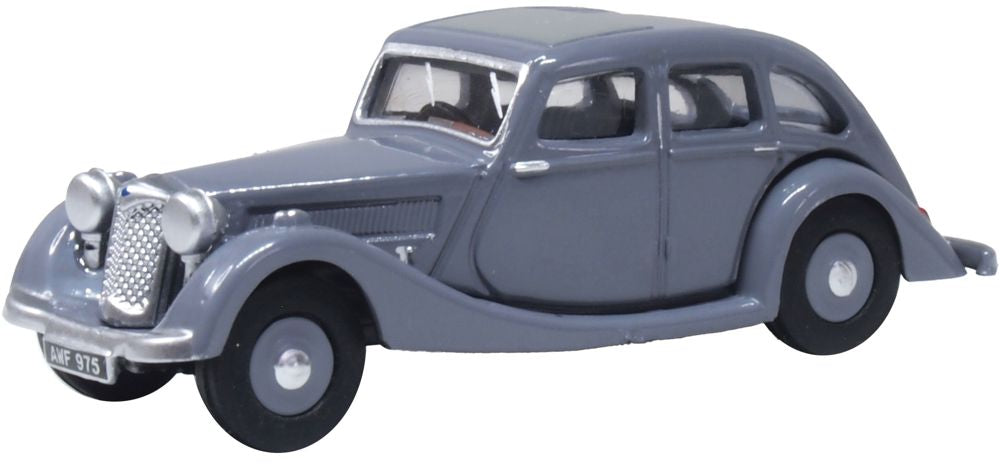Riley Kestrel Grey by Oxford Diecast 1:76 Scale