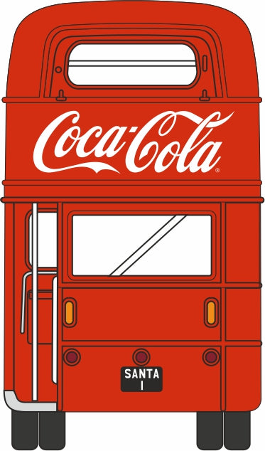 Oxford Diecast Routemaster 1:76 Coca Cola Xmas 76rm114CC Rear