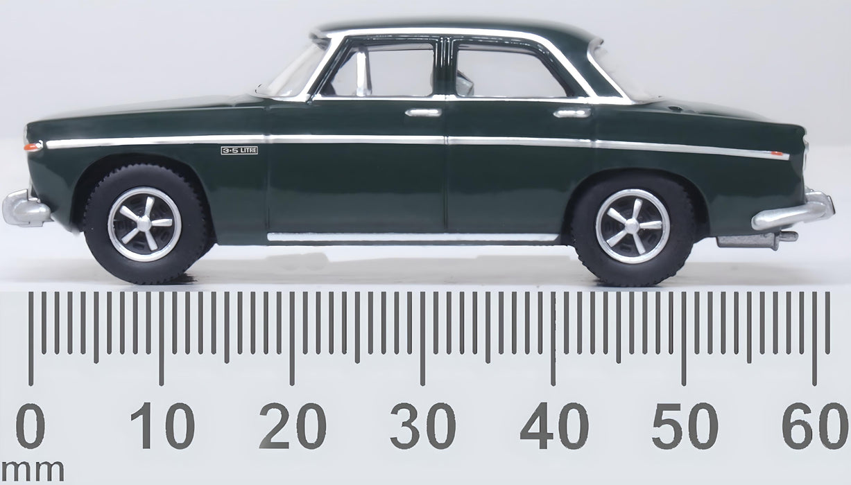 Oxofrd Diecast Rover P5B Arden Green (HRH The Queen) 1:76 scale measurements