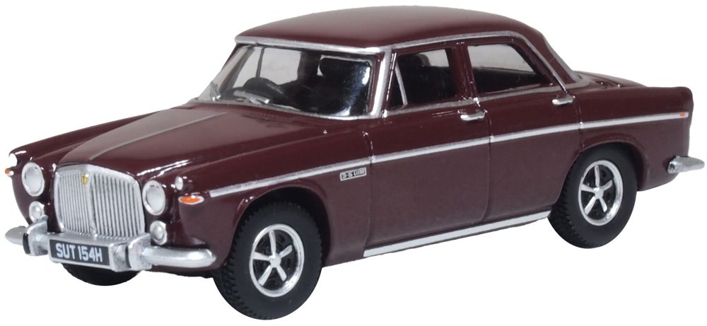 Oxford Diecast Rover P5B Bordeaux Red 1:76