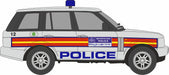 Oxford Diecast Metropolitan Police Range Rover 3rd Generation 76RR3004 1:76 Scale Left