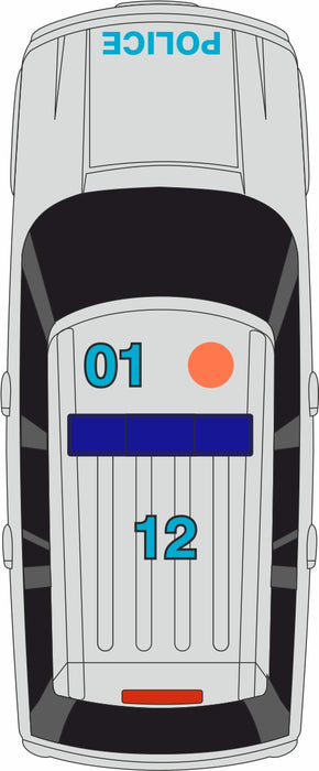 Oxford Diecast Metropolitan Police Range Rover 3rd Generation 76RR3004 1:76 Scale Top