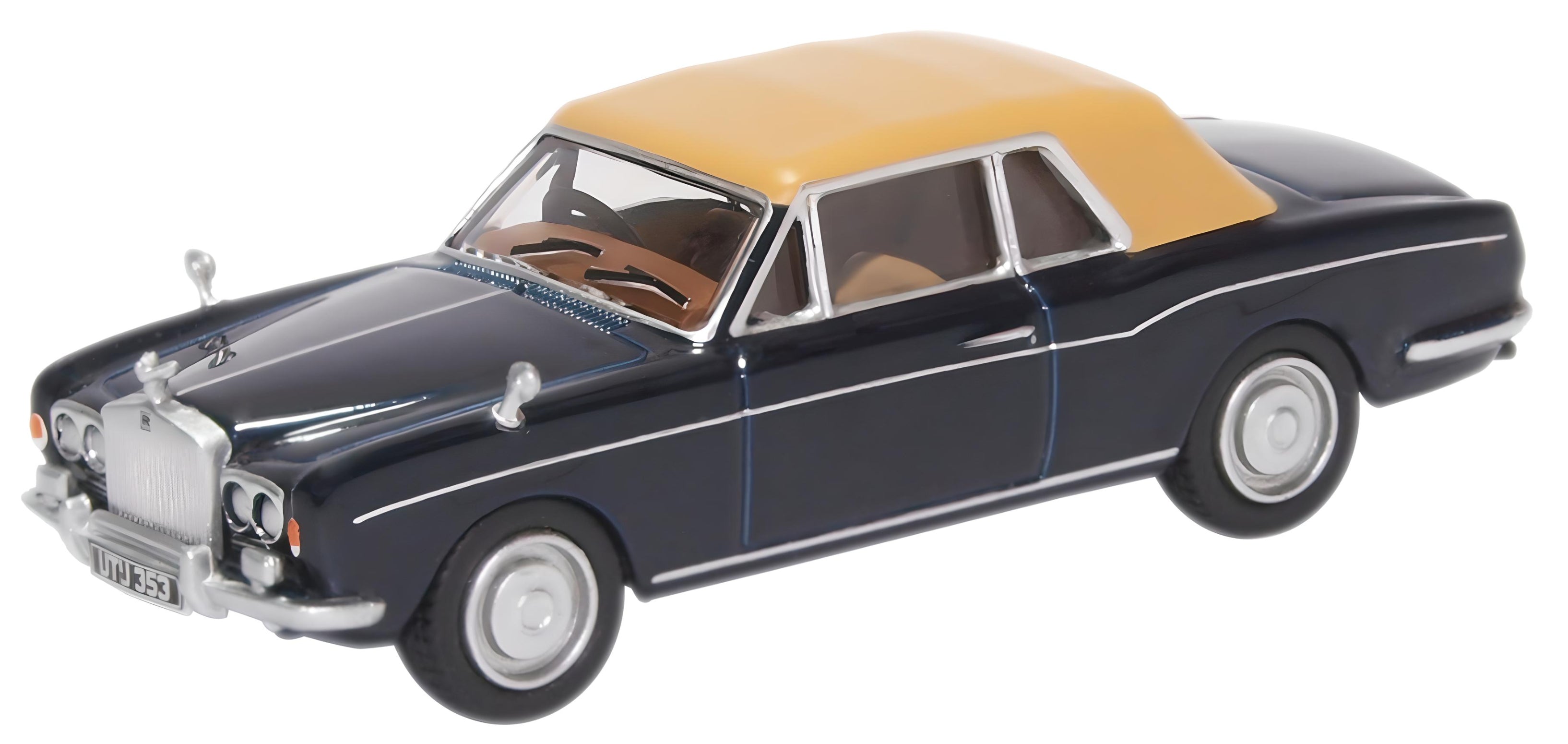 ミニカー 1971 Rolls-Royce Corniche Convertible Oxford Diecast Rolls Royce Corniche Indigo Blue