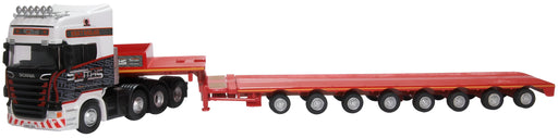 Oxford Diecast Scania Topline Nooteboom Low Loader Smiths, Bridgend -1:76 Scale 76SCA05LL