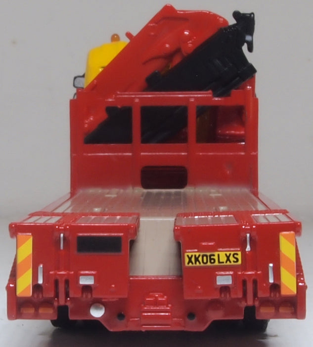 Oxford Diecast Scania Crane Lorry Yellow 1:76