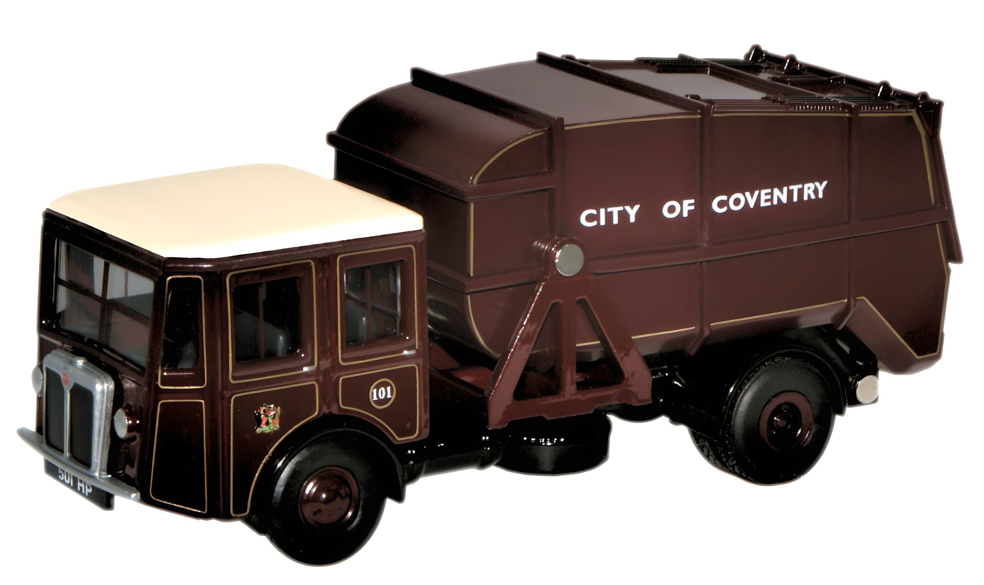 Oxford Diecast Coventry Shelvoke & Drewry Dustcart 176 Scale