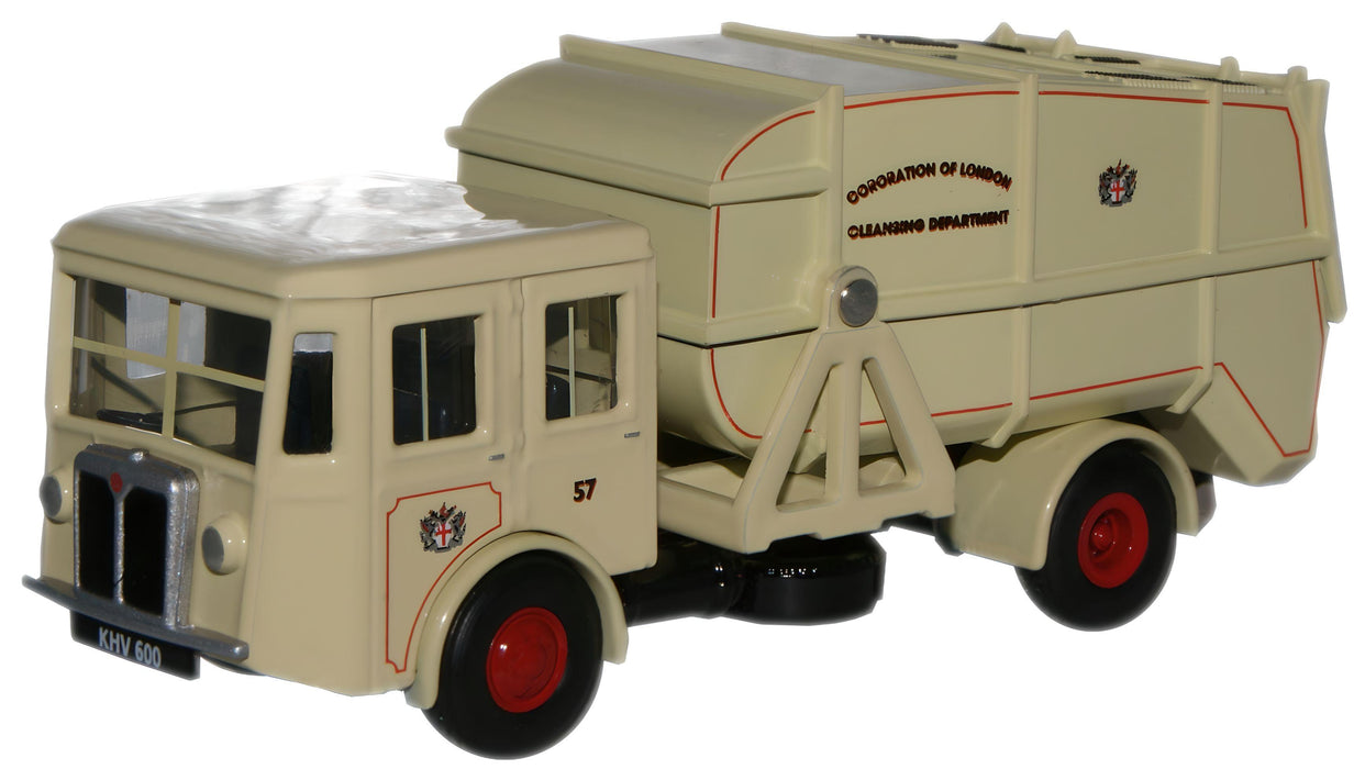 Oxford Diecast Corporation of London Shelvoke & Drewry Dustcart - 1:76 76SD005