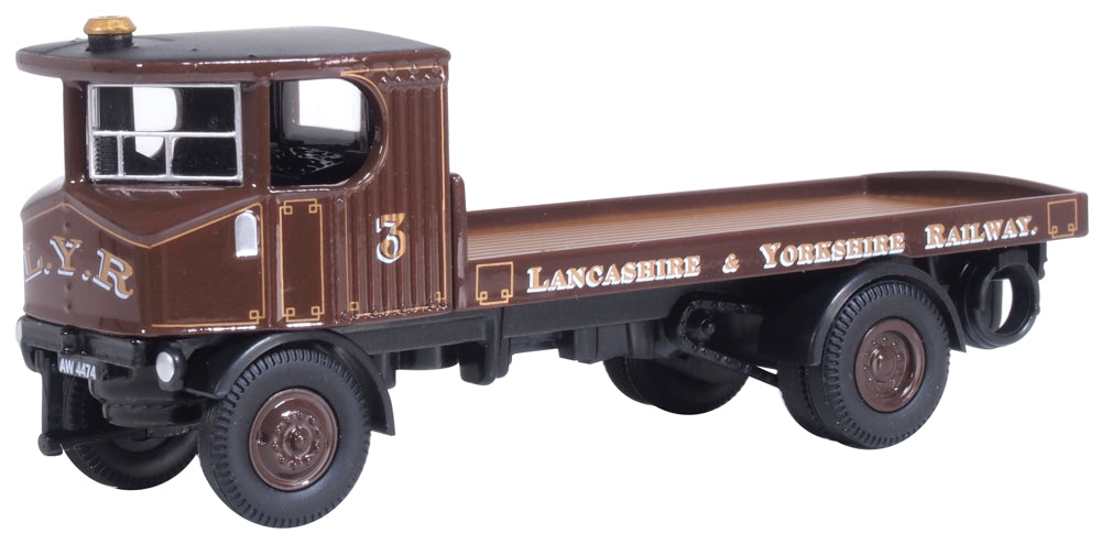 Oxford Diecast Lancashire & Yorkshire Railway Sentinel Flatbed