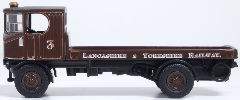 Oxford Diecast Lancashire & Yorkshire Railway Sentinel Flatbed
