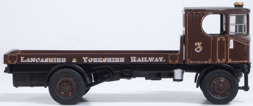 Oxford Diecast Lancashire & Yorkshire Railway Sentinel Flatbed