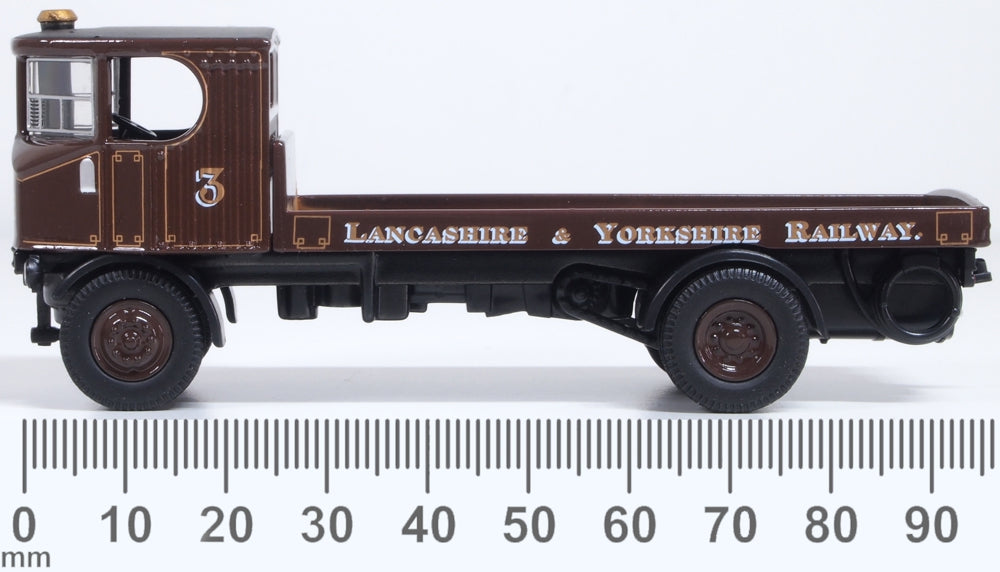Oxford Diecast Lancashire & Yorkshire Railway Sentinel Flatbed