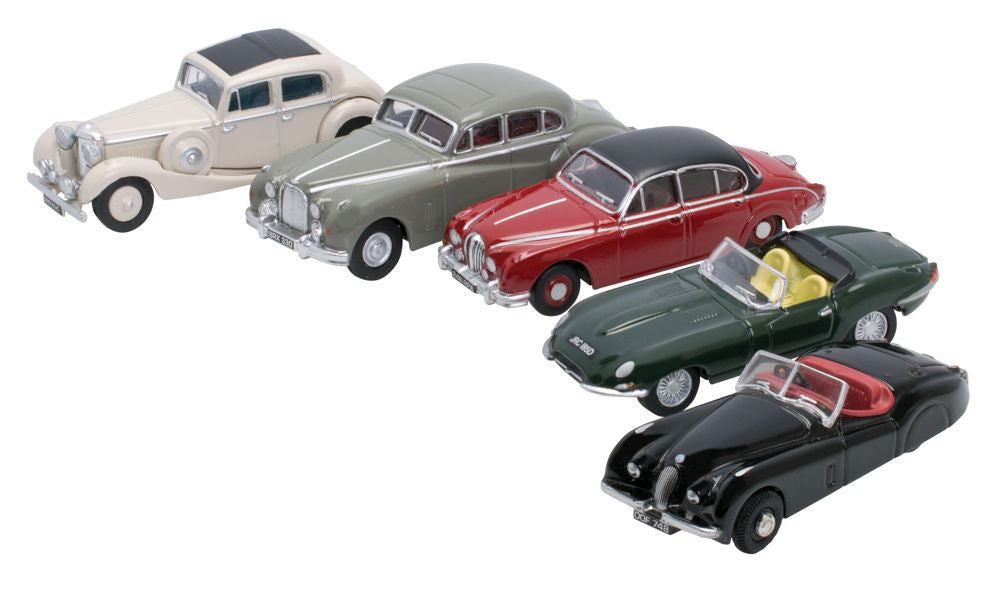 Oxford Diecast 5 Piece Jaguar Collection