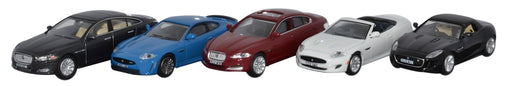 Oxford Diecast 5 Piece Jaguar Set XJ XKR_S XF XK F - 1:76 Scale 76SET18