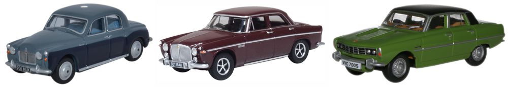 Oxford Diecast 3 Piece Rover Set P4/P5B/P6 1:76