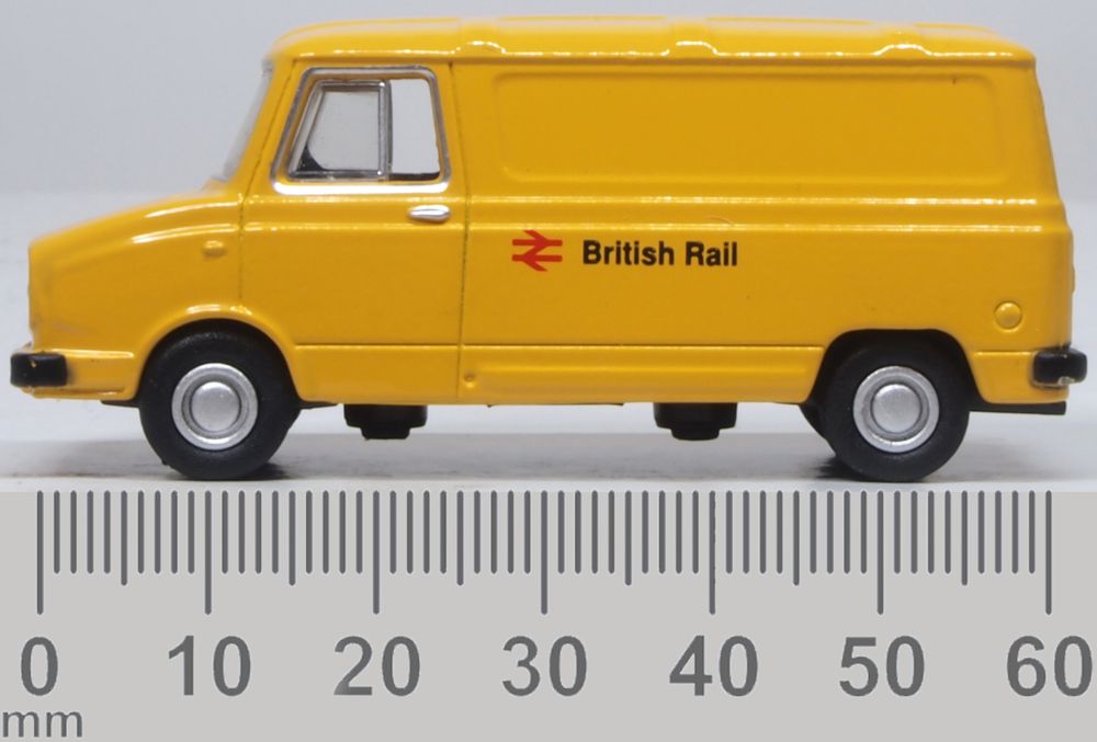 Model of the Sherpa Van British Rail by Oxford at 1:76 scale.