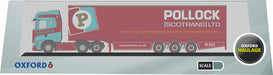 Oxford Diecast Scania New Generation (S) Curtainside Pollock 76SNG002 Pack