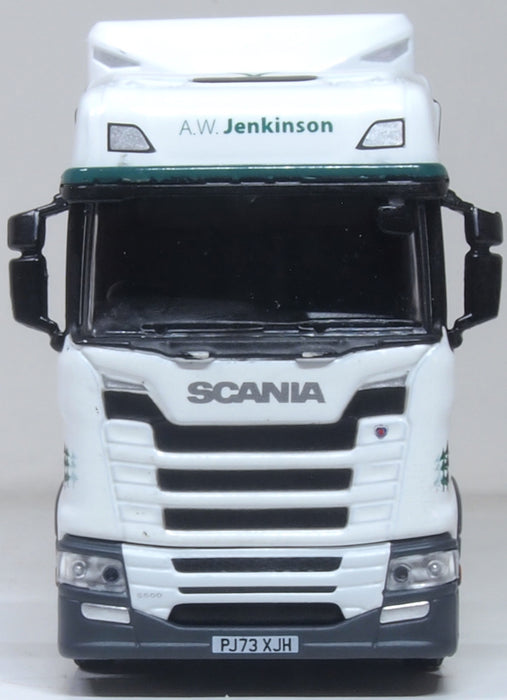 Oxford Diecast Scania S Series Livestock Trailer A W Jenkinson 1:76