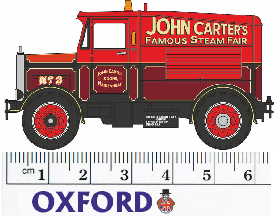 Oxford Diecast Scammell Showtrac Carters 76SST008 Measurements