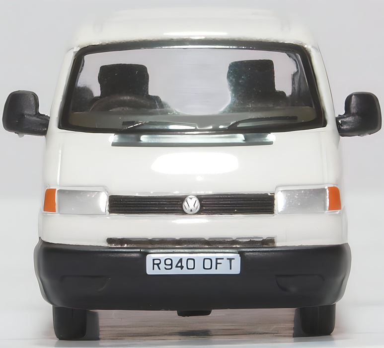 Oxford Diecast VW T4 Van Grey White 76T4002 1:76 Scale Front