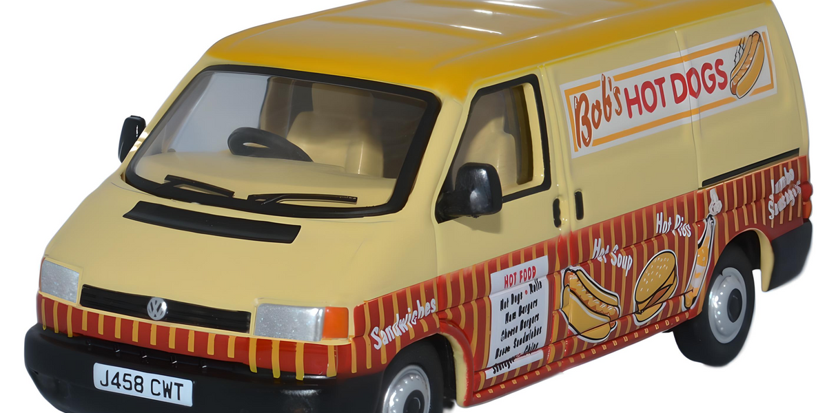 OXFORD DIECAST 1:76 Scale Bobs Hot Dogs VW T4 Van — Oxford Diecast
