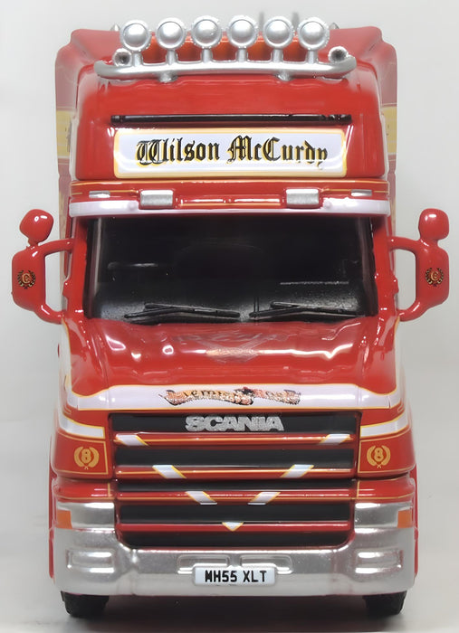 Oxford Diecast Scania T Cab Cylindrical Tanker Wilson Mccurdy 1:76 Front