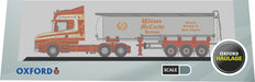 Oxford Diecast Scania T Cab Cylindrical Tanker Wilson Mccurdy 1:76 Pack