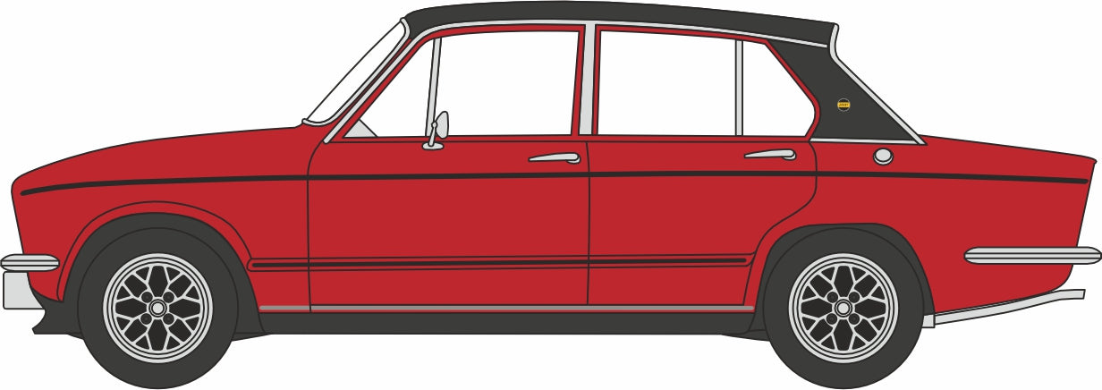 Oxford Diecast Triumph Dolomite Sprint Pimento Red 1:76 Scale