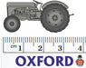 Oxford Diecast Grey Ferguson TEA Tractor - 1:76 Scale 76TEA001 Measurements