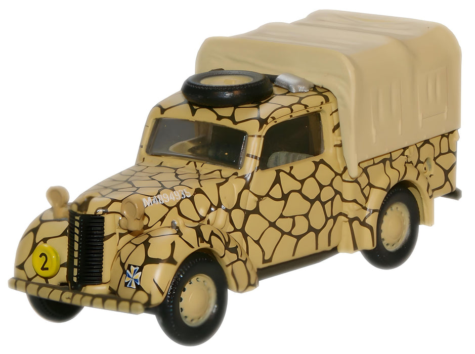 Oxford Diecast Light AA Brigade _ RA Malta 1942 Austin Tilly - 1:76 Sc 76TIL004