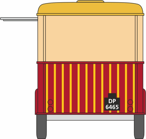 Oxford Diecast Bobs Hot Dogs Mobile Trailer - 1:76/1:87 Scale Left
