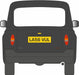 Oxford Diecast Black London TX Taxi - 1:76 Scale 76TX4001 Line Drawing Rear