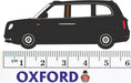 Oxford Diecast LEVC Electric Taxi Black 76TX5001 Measurement