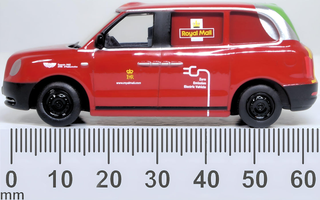 Oxford Diecast 1:76 Scale Royal Mail TX5 Taxi Prototype VN5 Van Measurements