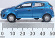 Oxford Diecast 76VC005 Vauxhall Corsa Oriental Blue 1:76 Scale Dimensions