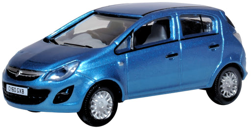 Oxford Diecast 76VC005 Vauxhall Corsa Oriental Blue 1:76 Scale