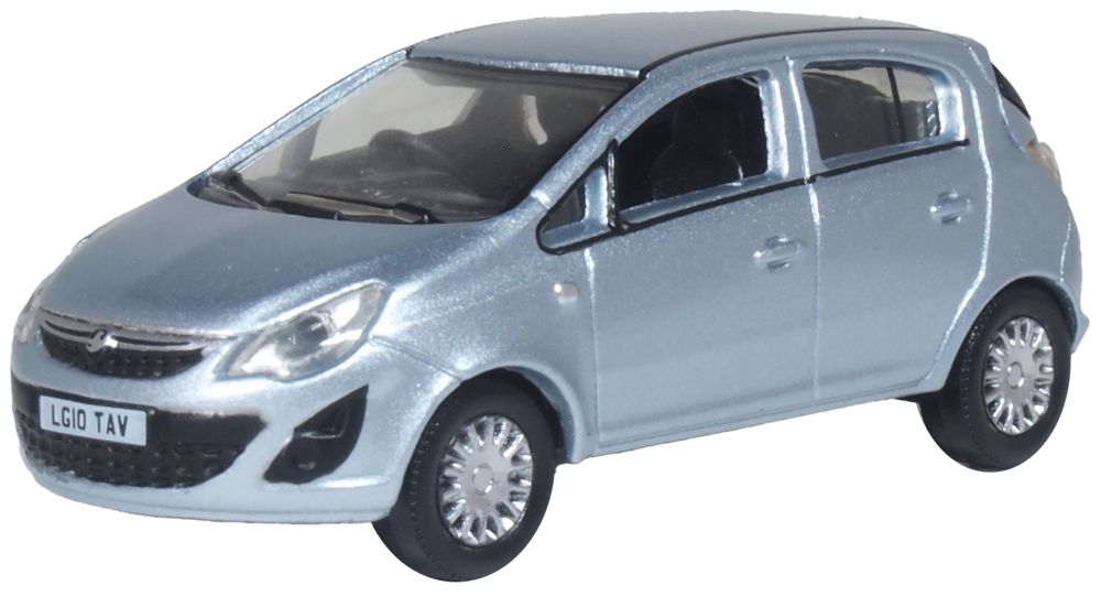 Oxford Diecast Vauxhall Corsa Silver Lightning 1:76