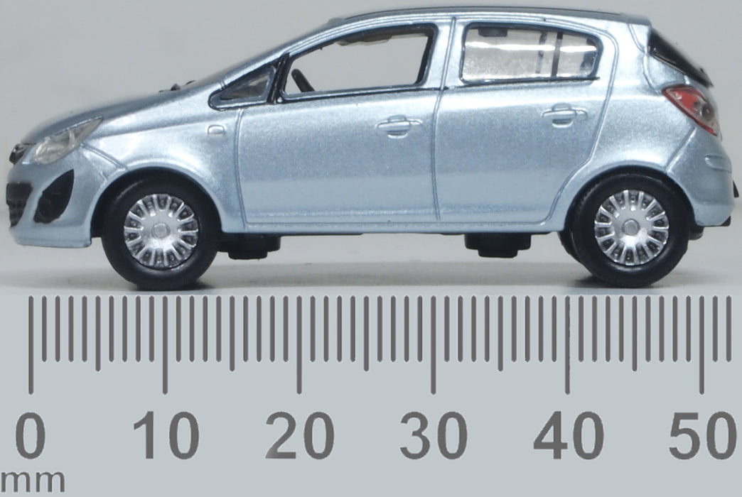 Oxford Diecast Vauxhall Corsa Silver Lightning 1:76