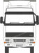 Oxford Diecast White Volvo FH Box Lorry - 1:76 Scale 76VOL01BL Front