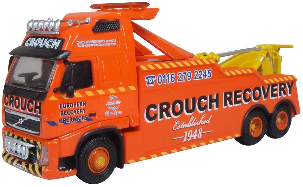 Oxford Diecast Volvo Boniface Recovery Truck Crouch Recovery 1:76