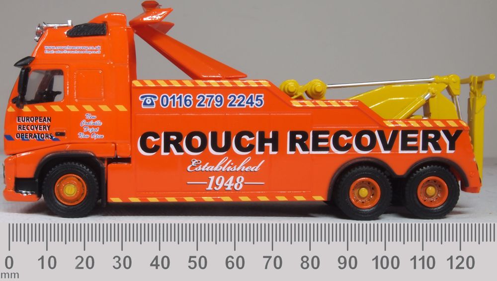 Oxford Diecast Volvo Boniface Recovery Truck Crouch Recovery 1:76